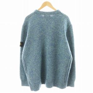 STONE ISLAND ニット セーター ウール 3XL ブルー 7915515A4