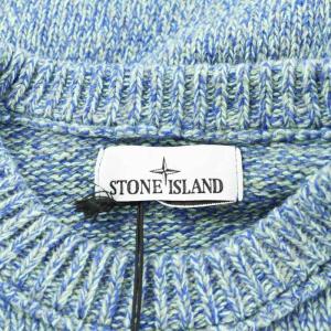 STONE ISLAND ニット セーター ウール 3XL ブルー 7915515A4