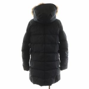 PYRENEX GRENOBLE FUR ダウンジャケット 36 ブラック