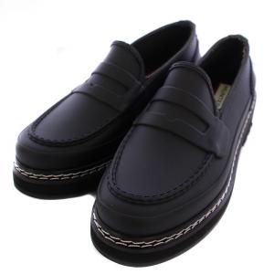REF STITCH PENNY LOAFER ローファー レインシューズ ラバー US6 黒 WFF1089RMA
