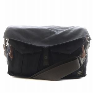 LOVE&PEACE 吉田カバン ショルダーバッグ キャンバス 紺 ネイビー /AN25