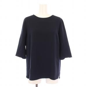 MUSE de Deuxieme Classe トリアセジョーゼット シチブソデプルオーバー ペンシルスカート セットアップ カットソー 七分袖 タイト