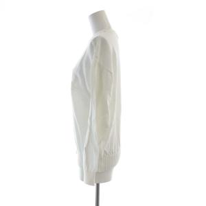Christian Dior ニット セーター プルオーバー ロゴ 刺繍 長袖 L 白 ホワイト P7L2302 /RO