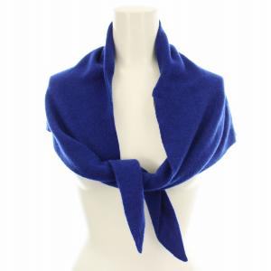 ASAUCE MELER アソースメレ カシミヤ ニット ストール マフラー 青 ブルー /G
