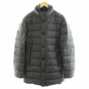 ダウンジャケット ウール アウター 50 グレー 8N515 /AN41