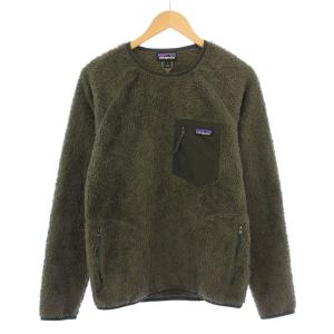 Los Gatos Crew ロスガトスクルー トレーナー フリース 長袖 クルーネック 切替 ロゴ S