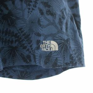 THE NORTH FACE ノベルティーフレキシブルショーツ ショートパンツ 総柄 M 紺 NBW31970 /OR