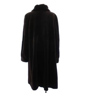 VALENTINO Furs SAGAMINK 銀サガ シェアード ミンクファーコート F ブラウン