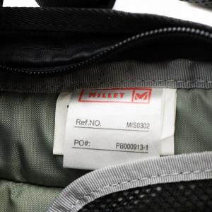 MILLET リュックサック デイバッグ ロゴ 黒 ブラック MIS0302 /AN7