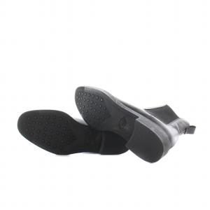 TOD'S サイドゴアブーツ アンクルブーツ レザー ショート 36 23cm ブラック /NQ