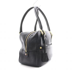 J&M DAVIDSON MINI MIA ミニミア ボストンバッグ ハンドバッグ 本革 牛革 レザー ブラック /NQ