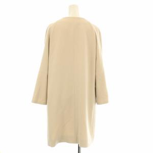 ANAYI ノーカラーコート ロングコート 38 ベージュ 101717-17-170-11-380 /OR