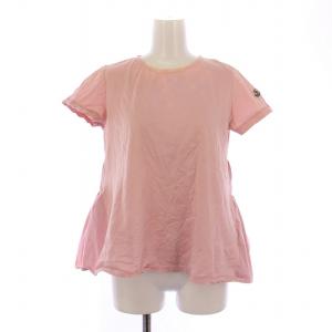 カットソー 半袖 クルーネック フリル XS ピンク E10938063800 /BM