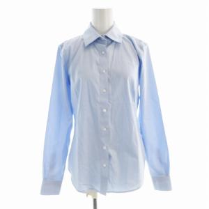 シャツ ブラウス 長袖 2 水色 ライトブルー 100190605 /EE