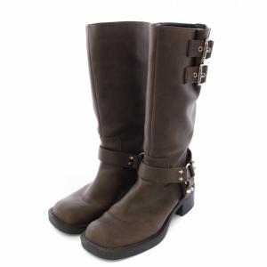24AW バイカーブーツ ミドルブーツ L 24-24.5cm ブラウン LWGS244305 /TK