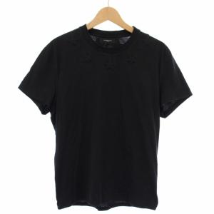 Tシャツ カットソー スター 半袖 黒 /TK