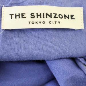 Shinzone EMBROIDERY DRESS 22MMSOP09 ワンピース ロング 花柄 刺繍 長袖 FO 青 ブルー