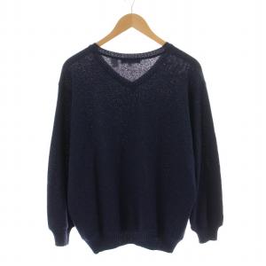 GIVENCHY ムッシュー MONSIEUR ニット セーター プルオーバー 長袖 L ネイビー /NQ