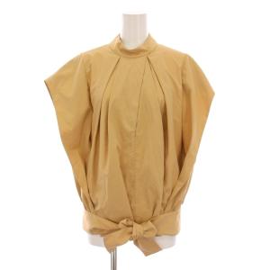 22SS シャツ ブラウス スタンドネック プルオーバー XS ベージュ E222-2037PPS /YM