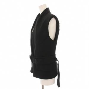 DRIES VAN NOTEN 24SS ベスト ジレ 36 ブラック 41-158-06-032127