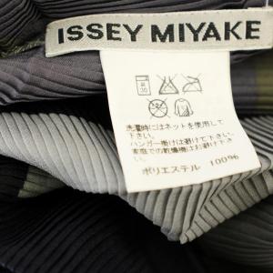 ISSEY MIYAKE プリーツ カットソー IM61FJ119 2 グレー カーキ