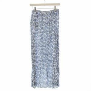 Shinzone PORTO PRINT SKIRT 25MMSSK03 F 総柄 ホワイト ブルー