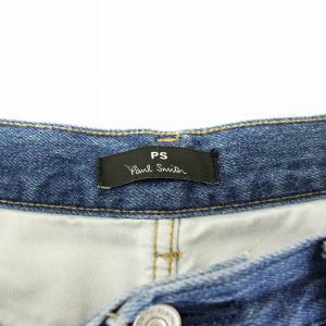 PS Paul Smith 22AW デニムパンツ ジーンズ ワイド ジップフライ 裾ベルト 30L インディゴ PRPLNW0900