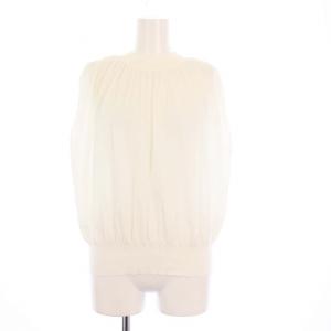 25SS Mirage Towa Sweater ノースリーブニット カットソー 38 ホワイト 03-5201720