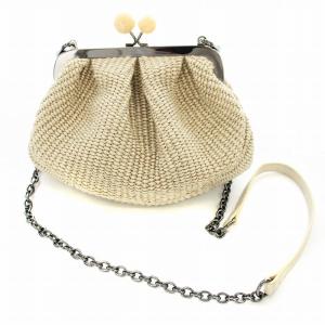 PASTICCINO がま口 ショルダーバッグ ベージュ