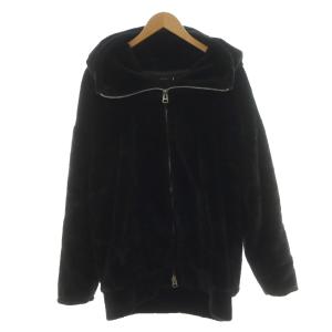 パーカー ジップアップ ボア アウター 44 黒 ブラック 2390400100 /AN31