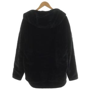 CIVARIZE パーカー ジップアップ ボア アウター 44 黒 ブラック 2390400100 /AN31