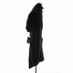 CIVARIZE ニットコート ジップアップ フェイクファー 44 黒 ブラック 1395210300 /EE