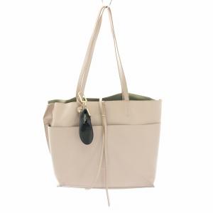 トートバッグ ハンドバッグ レザー シューズチャーム ピンク /YT D