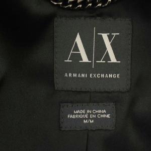A/X ARMANI EXCHANGE Holiday2012 テーラードジャケット アニマル柄 M 青 黒 /G