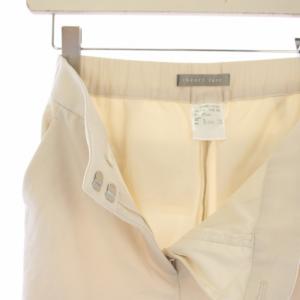 theory luxe NEW SAXONY CAROL テーパードパンツ スラックス 38 アイボリー 03-1406400-110