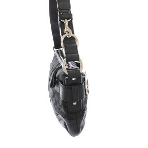 COACH ショルダーバッグ シグネチャー キャンバス レザー 黒 F19683 /YM