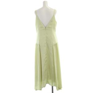 furfur キャミワンピース マキシ ロング 肩ベロア F ライトグリーン RWNO231104 /RO