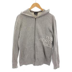 ジップアップ パーカー スウェット 長袖 L グレー NT61401X /YM