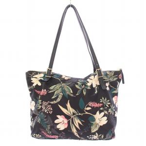 kate spade new york トートバッグ ハンドバッグ ナイロン 花柄 総柄 黒 ブラック /BB