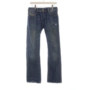 ZATINY デニムパンツ ジーンズ ジーパン ウォッシュ加工 ボタンフライ W28L32 インディゴ