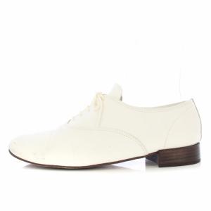 Repetto ジジ zizi ドレスシューズ レースアップ やぎ革 39 24.7cm 白 VX377C /TK