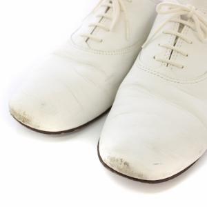 Repetto ジジ zizi ドレスシューズ レースアップ やぎ革 39 24.7cm 白 VX377C /TK