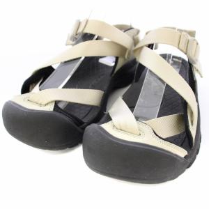 KEEN ZERRAPORT 2 SANDAL サンダル ベルト US8 25cm ベージュ 黒 1022499