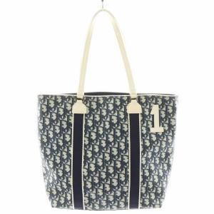 トロッター トートバッグ ネイビー ホワイト