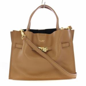 ハンドバッグ ショルダーバッグ 2way 牛革 カウレザー キャメル /TK D