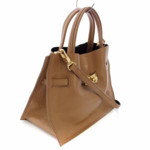 VIOLA d'ORO ハンドバッグ ショルダーバッグ 2way 牛革 カウレザー キャメル /TK D