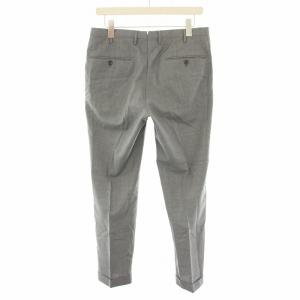 INCOTEX スリムフィット SLIM FIT スラックス パンツ ジップフライ 48 グレー 1NT035 5006T