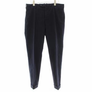 SLIM FIT チノパンツ チノパン テーパード ジップフライ 48 紺 ネイビー 1W0N35 /KU