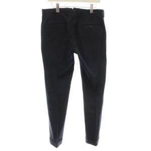 INCOTEX SLIM FIT チノパンツ チノパン テーパード ジップフライ 48 紺 ネイビー 1W0N35 /KU