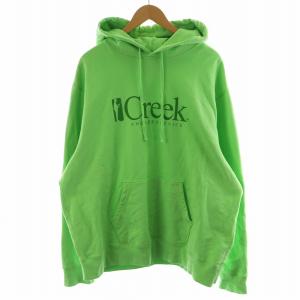 × ミンナノ MIN-NANO Canadian Hoodie パーカー プルオーバー ロゴ 2XL ライトグリーン